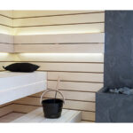 Auroom Sauna Pillow | Black | Natural Linen & Cotton Blend - Image 2