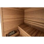 2 Person Luxury Indoor Sauna | Auroom Cala Glass | Aspen or Thermo-Aspen - Image 3