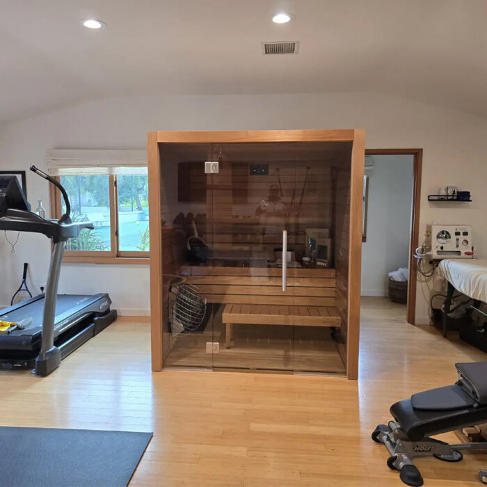 Cala Glass luxury indoor sauna