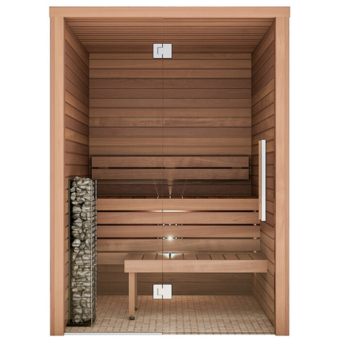 2 Person Luxury Indoor Sauna | Auroom Cala Glass | Aspen or Thermo-Aspen - Image 5