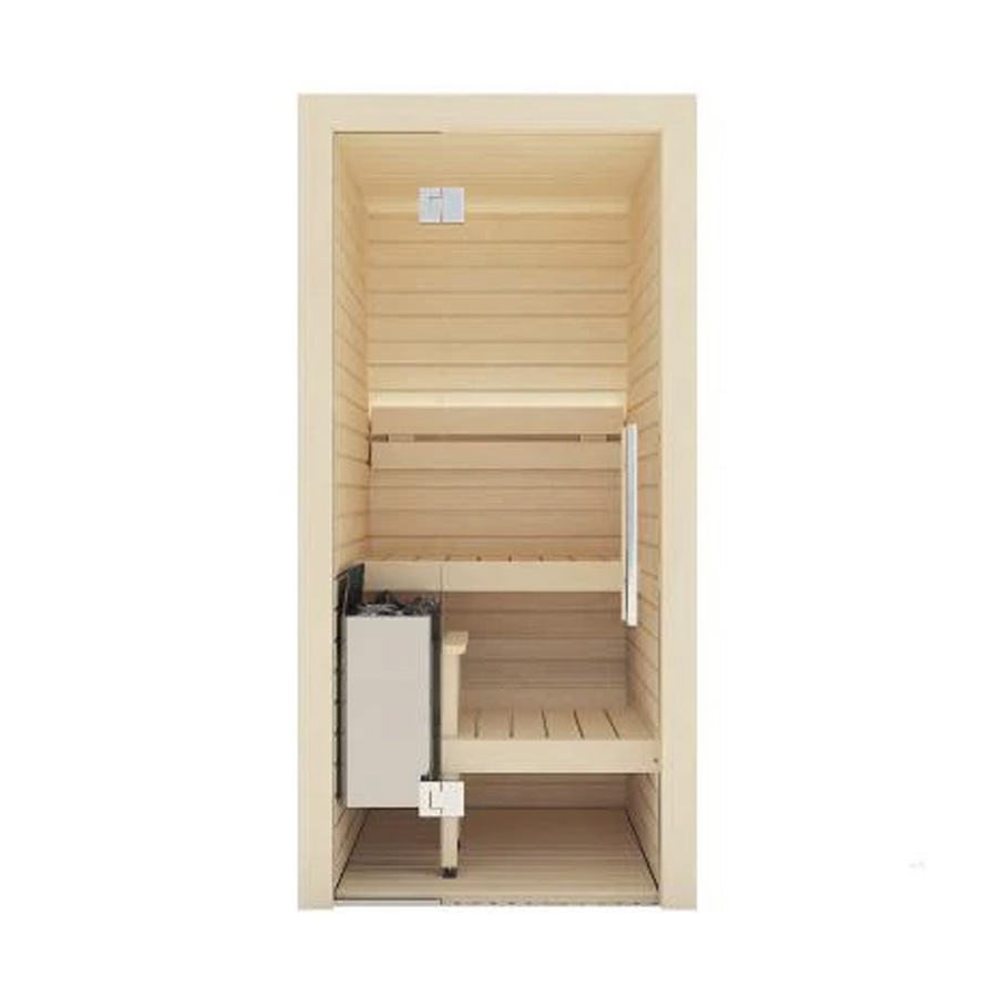 Auroom Cala Mini sauna in Aspen finish