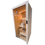 1 Person Indoor Premium Sauna Kit | Auroom Cala Glass Mini | Aspen or Thermo-Aspen - Image 10