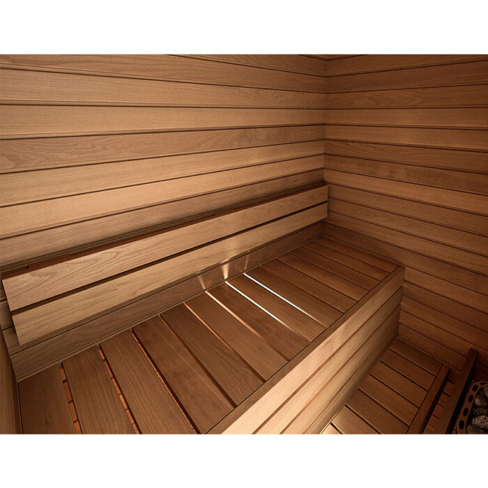 3 Person Auroom Cala Wood Luxury Sauna Room | Thermo-Aspen Indoor Sauna - Image 5