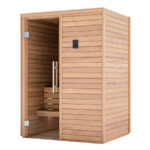 3 Person Auroom Cala Wood Luxury Sauna Room | Thermo-Aspen Indoor Sauna