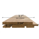 Thermo-Aspen Tongue & Groove Sauna Wood | 1×4 STS4 | 8' Wall Material - Image 5