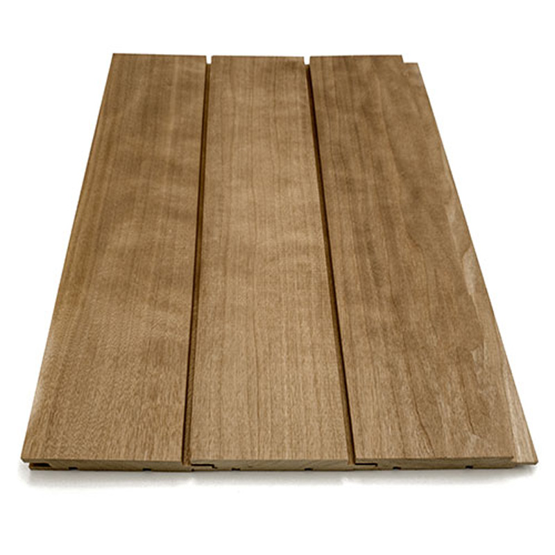 Thermo-aspen 1x4 tongue and groove STS4 sauna wall boards with narrow angular grooves