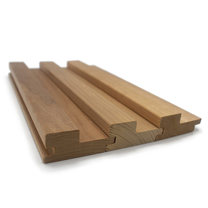Thermo-Aspen Grace™ Tongue & Groove Sauna Wood | 2×3 Large-Gap | 8' Wall Material - Image 3
