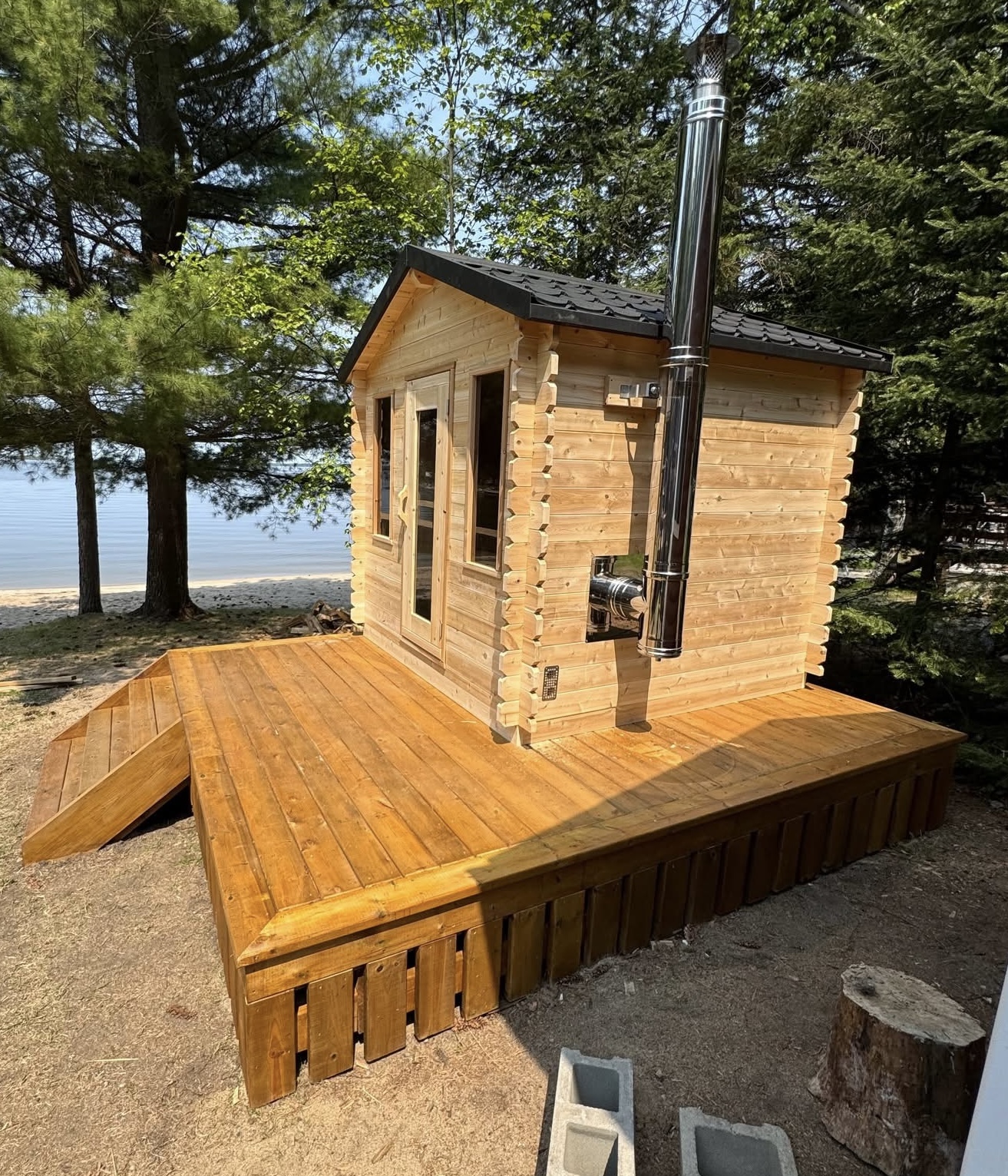 Georgian Cabin Sauna - Premium Sauna Cabin by Canadian Timber