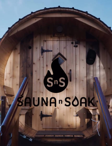 Sauna N Soak Rentals front view with logo