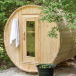4 Person Cedar Barrel Sauna | Harmony Collection | Canadian Timber Cedar Sauna | 240 Cu. Ft. - Image 5