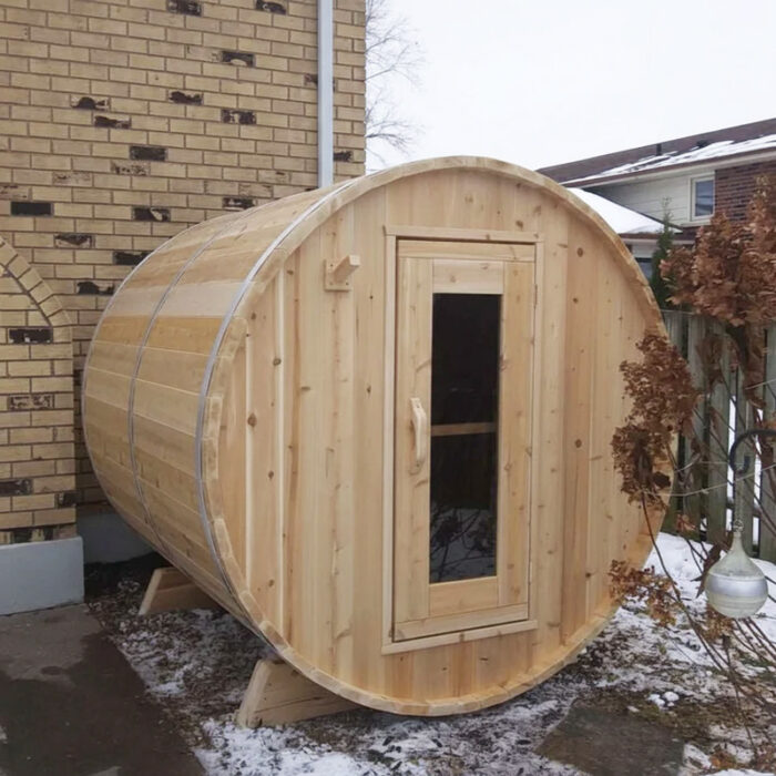 4 Person Cedar Barrel Sauna | Harmony Collection | Canadian Timber Cedar Sauna | 240 Cu. Ft. - Image 17