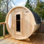 4 Person Cedar Barrel Sauna | Harmony Collection | Canadian Timber Cedar Sauna | 240 Cu. Ft. - Image 9