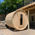 4 Person Cedar Barrel Sauna | Harmony Collection | Canadian Timber Cedar Sauna | 240 Cu. Ft. - Image 10