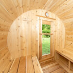 4 Person Cedar Barrel Sauna | Harmony Collection | Canadian Timber Cedar Sauna | 240 Cu. Ft. - Image 7
