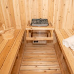 4 Person Cedar Barrel Sauna | Harmony Collection | Canadian Timber Cedar Sauna | 240 Cu. Ft. - Image 8