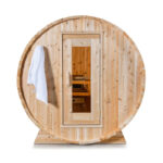 4 Person Cedar Barrel Sauna | Harmony Collection | Canadian Timber Cedar Sauna | 240 Cu. Ft. - Image 2