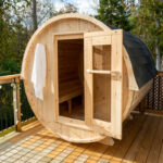 4 Person Cedar Barrel Sauna | Harmony Collection | Canadian Timber Cedar Sauna | 240 Cu. Ft. - Image 12
