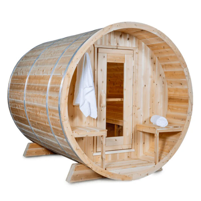 4 Person Outdoor Cedar Sauna | Serenity Collection | Canadian Timber Cedar Sauna | 285 Cu. Ft. - Image 5