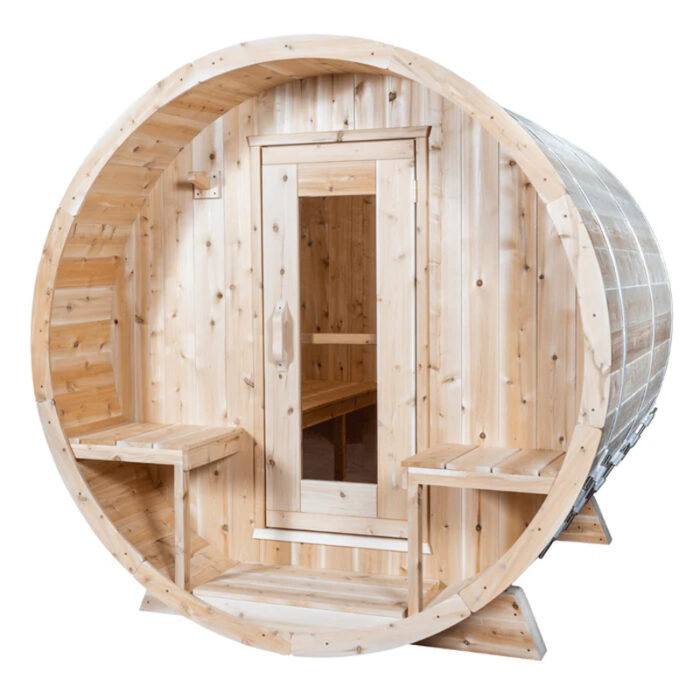 4 Person Outdoor Cedar Sauna | Serenity Collection | Canadian Timber Cedar Sauna | 285 Cu. Ft. - Image 3