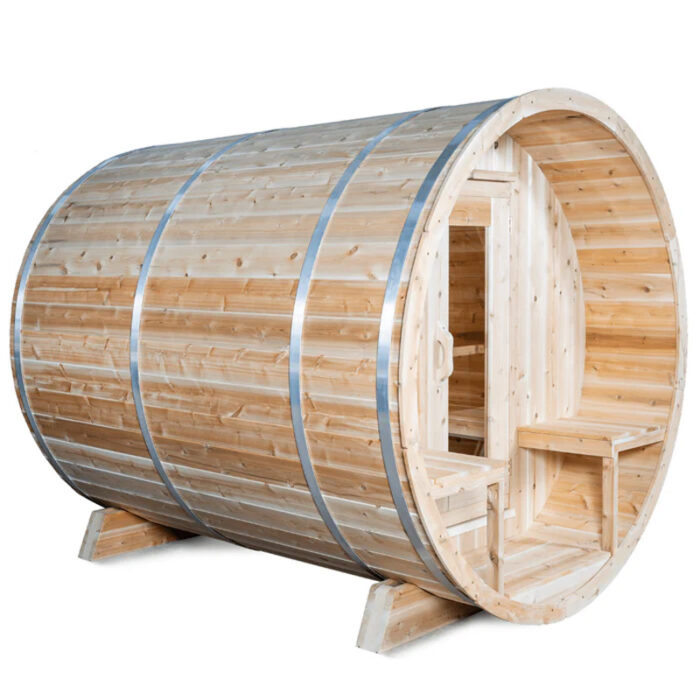 4 Person Outdoor Cedar Sauna | Serenity Collection | Canadian Timber Cedar Sauna | 285 Cu. Ft. - Image 6
