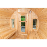 6 Person Barrel Sauna Kit | Tranquility Collection | Canadian Timber Cedar Sauna | 360 Cu. Ft. - Image 5