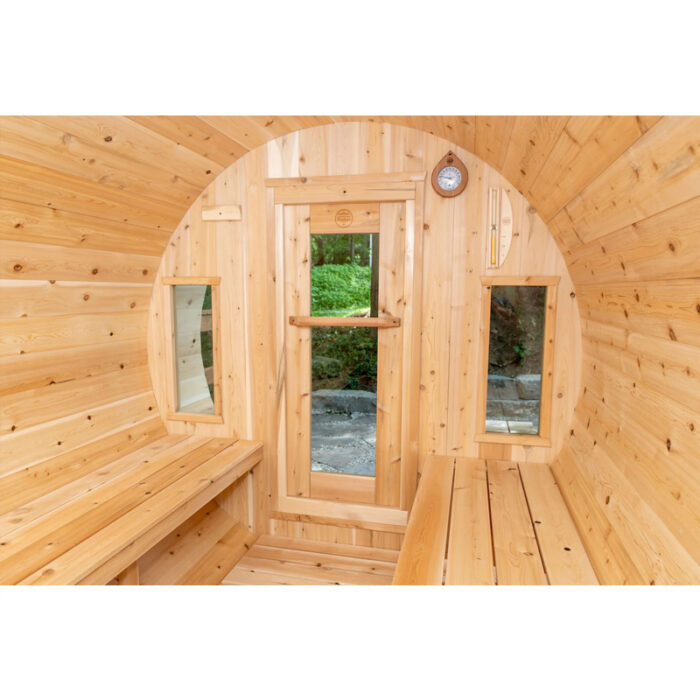 6 Person Barrel Sauna Kit | Tranquility Collection | Canadian Timber Cedar Sauna | 360 Cu. Ft. - Image 5