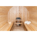 6 Person Barrel Sauna Kit | Tranquility Collection | Canadian Timber Cedar Sauna | 360 Cu. Ft. - Image 6