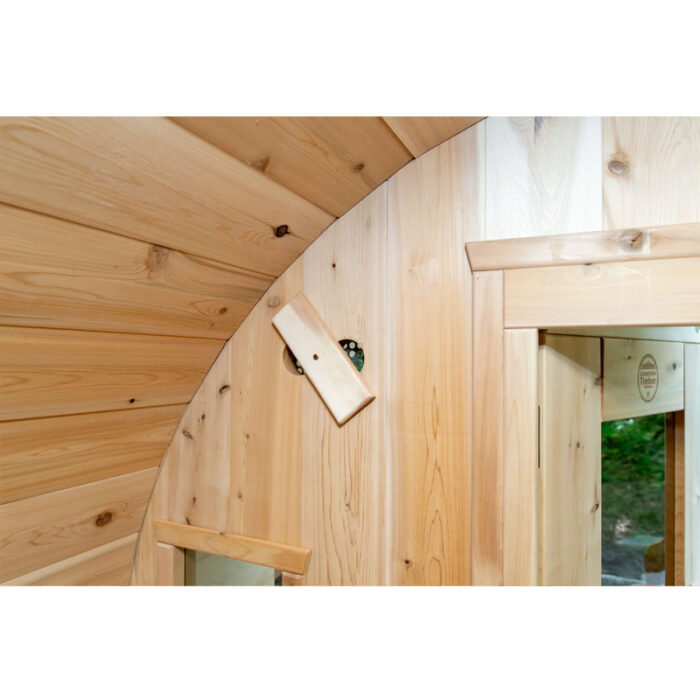 6 Person Barrel Sauna Kit | Tranquility Collection | Canadian Timber Cedar Sauna | 360 Cu. Ft. - Image 18