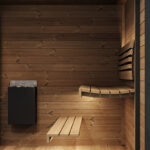 6 Person Outdoor Home Sauna Kit | GL6 Collection | SaunaLife Sauna | 225 Cu. Ft. - Image 11