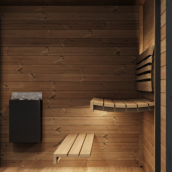 6 Person Outdoor Home Sauna Kit | GL6 Collection | SaunaLife Sauna | 225 Cu. Ft. - Image 11