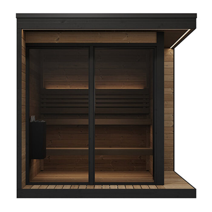 6 Person Outdoor Home Sauna Kit | GL6 Collection | SaunaLife Sauna | 225 Cu. Ft. - Image 2