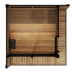 6 Person Outdoor Home Sauna Kit | GL6 Collection | SaunaLife Sauna | 225 Cu. Ft. - Image 7