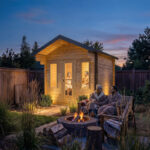 4 Person Outdoor Cabin Sauna | Palmer Collection | Canadian Timber Cedar Sauna | 260 cu. ft - Image 2