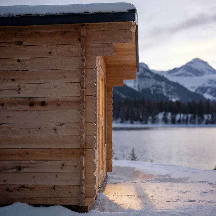 4 Person Outdoor Cabin Sauna | Palmer Collection | Canadian Timber Cedar Sauna | 260 cu. ft - Image 9