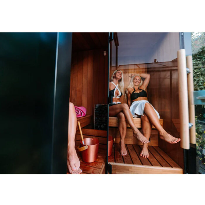 2 Person Sauna Outdoor | Hele Nano Collection | Haljas Sauna | 160 Cu. Ft. - Image 17
