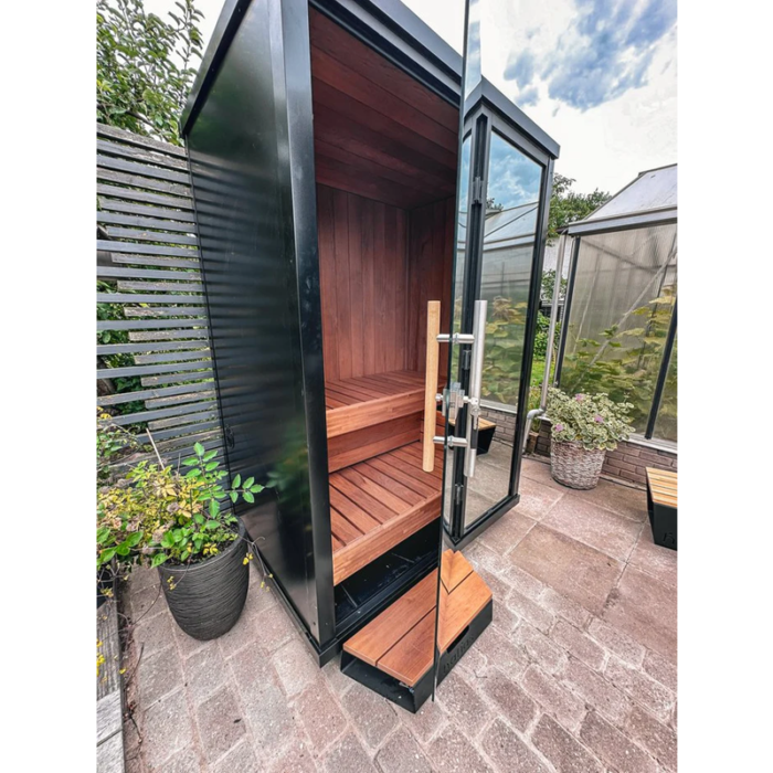 2 Person Sauna Outdoor | Hele Nano Collection | Haljas Sauna | 160 Cu. Ft. - Image 3
