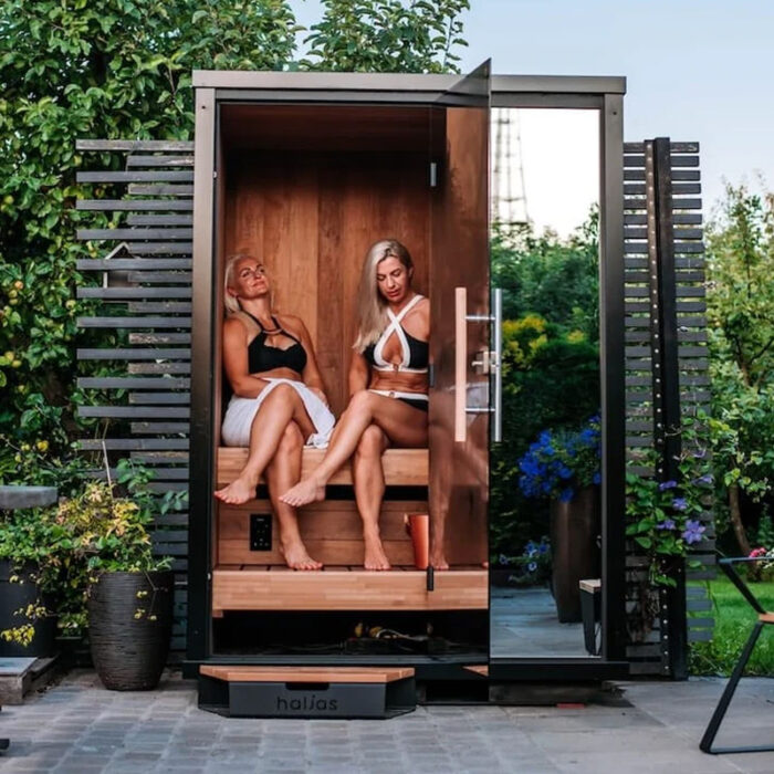 2 Person Sauna Outdoor | Hele Nano Collection | Haljas Sauna | 160 Cu. Ft. - Image 4