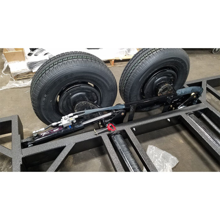 Mobile Sauna Trailer | Hydraulic Drop-Down Galvanized Steel | Multiple Widths and Lengths - Image 3