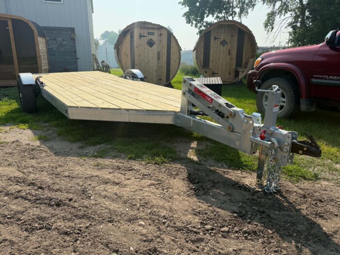 Mobile Sauna Trailer | Hydraulic Drop-Down Galvanized Steel | Multiple Widths and Lengths - Image 2