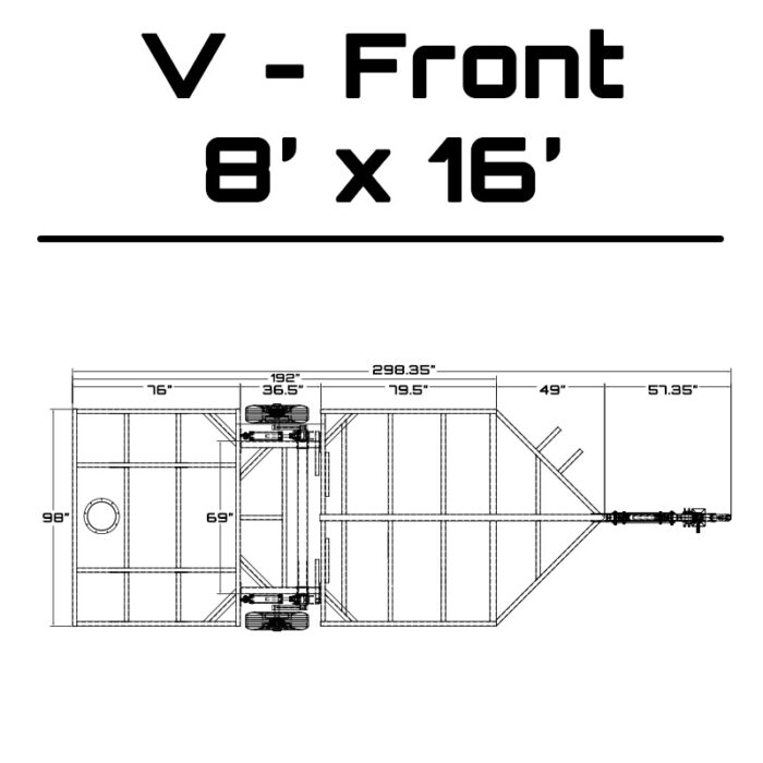 Mobile Sauna Trailer | Hydraulic Drop-Down Galvanized Steel | Multiple Widths and Lengths - Image 10