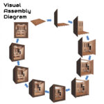 6-Person Outdoor Hybrid Sauna | Golden Design Karlstad Series | Outdoor Infrared Sauna - Image 9