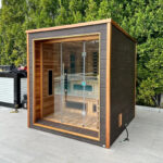 6-Person Outdoor Hybrid Sauna | Golden Design Karlstad Series | Outdoor Infrared Sauna - Image 5
