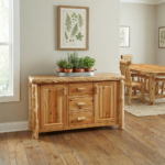 Cedar Log Sideboard | Cedar Log Buffet Hutch - Image 6