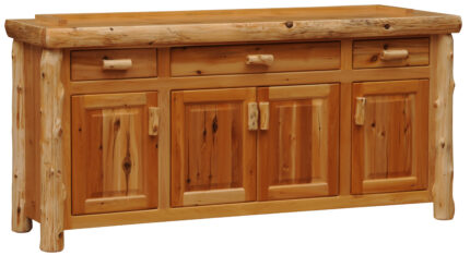 cedar log buffet