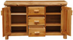 Cedar Log Sideboard | Cedar Log Buffet Hutch - Image 4