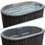 2 Person at Home Cold Plunge | SaunaLife Model S2BC | Chiller Included - Image 3