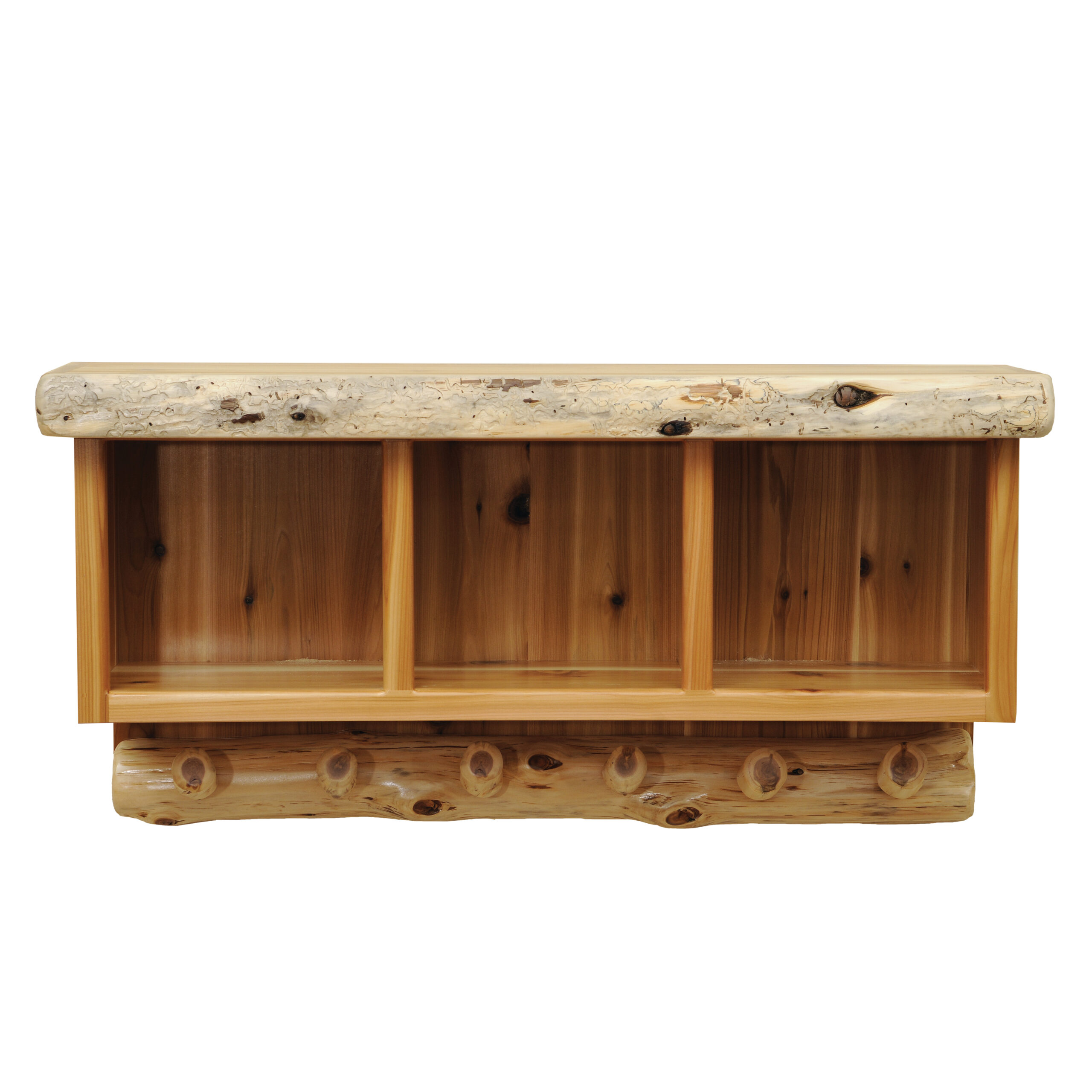 cedar log hanging locker _ main pic 1 cedar hanging locker