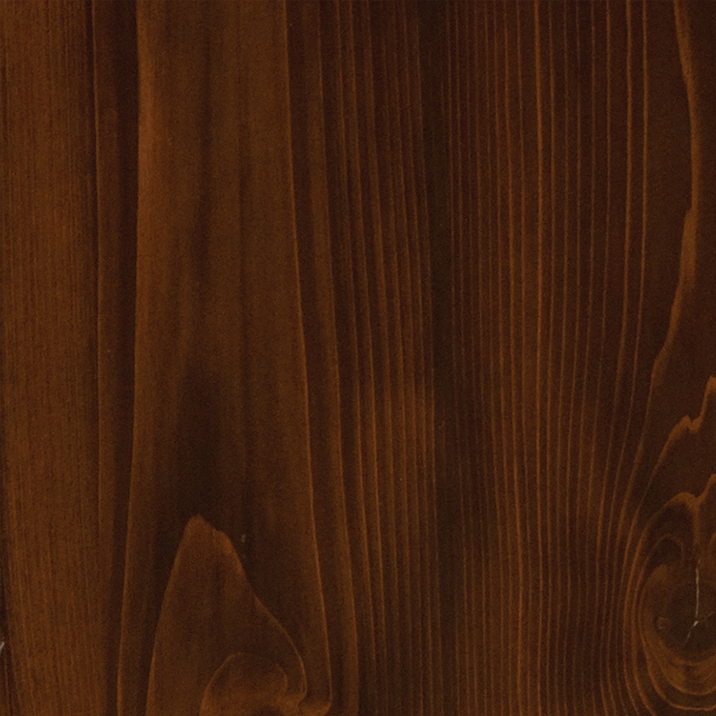 Coffee cedar stain swatch