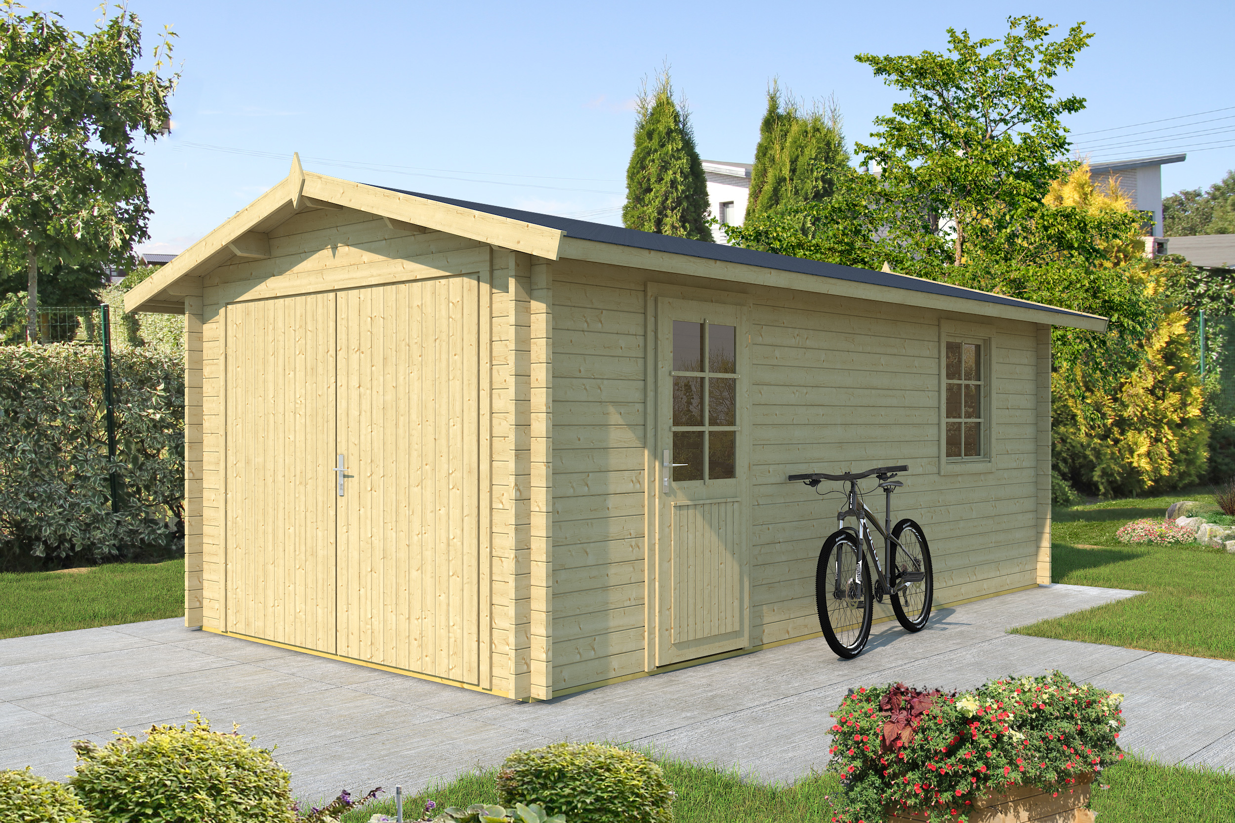 The Overland Garage DIY garage for vehicle storage tools equipment and detached workshop space
