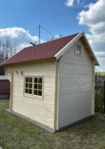Floating wood base option for bunkie installation